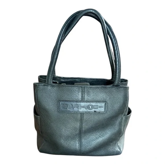 Fossil Black Leather Arm Bag with Front Zip & Flap Pocket - Picture 3 of 8